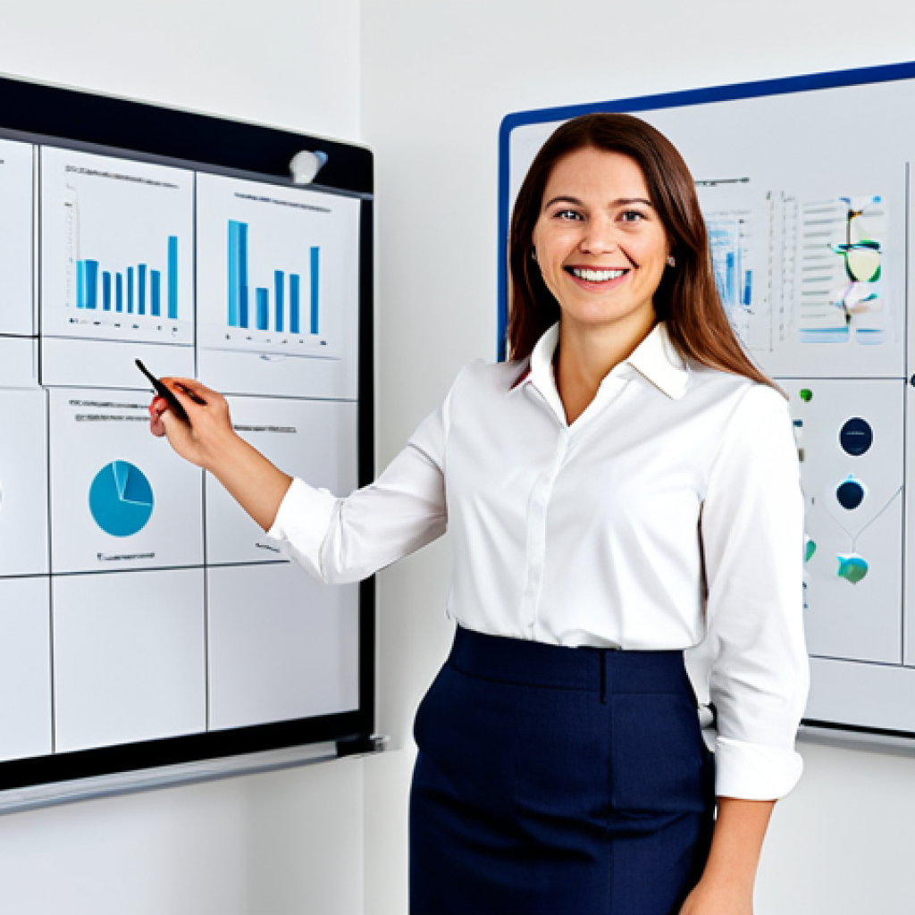 서비스관리사와 최신 직무 기술 트렌드 - The Orchestrator of Services**
A professional woman, perhaps in her late 30s, dressed in a stylish,...