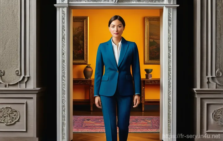 서비스관리사 자격 취득 방법 - A professional woman in her late 30s, dressed in an elegant business suit, stands confidently in a m... 서비스관리사 자격 취득 방법 - A professional woman in her late 30s, dressed in an elegant business suit, stands confidently in a m...